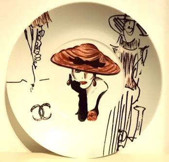 hand painted coffee and t pot