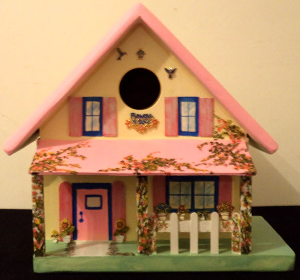 ONE OF MANY STYLES OF BIRDHOUSES