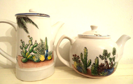 hand painted porcelain necklaces