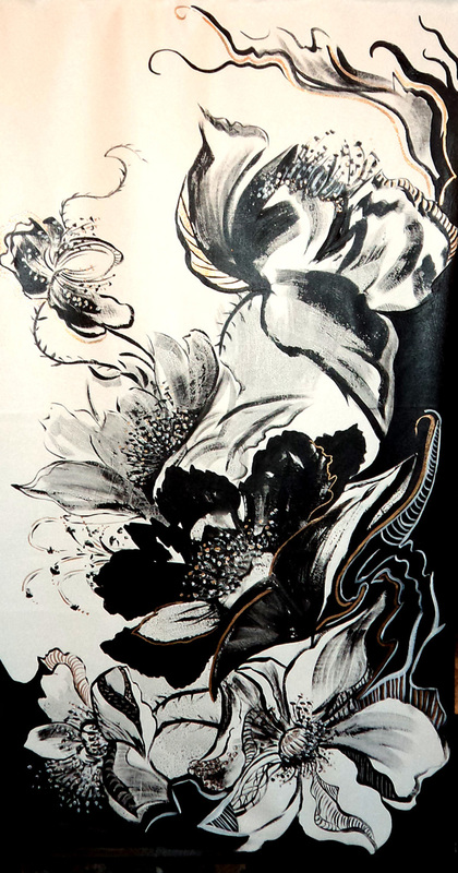 ABSTRACT COMPOSITION. YOUR CHOICE..YOUR FLOWER..YOUR COLOR