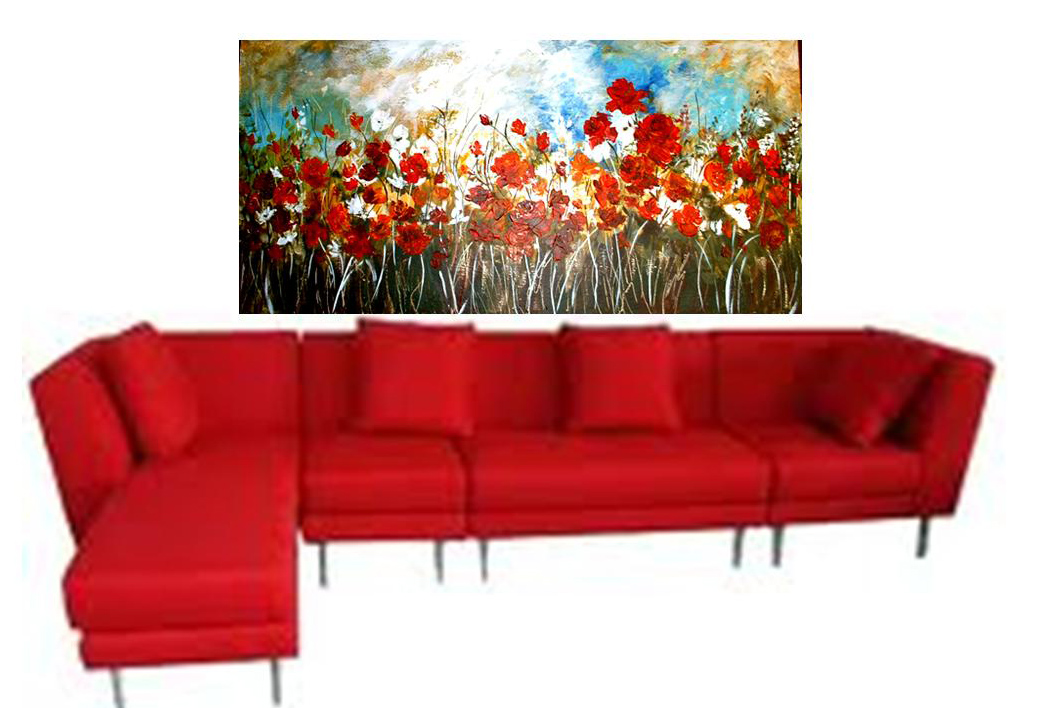 ABSTRACT ROSES GROW WILD IN THIS FIELD OF COLOR